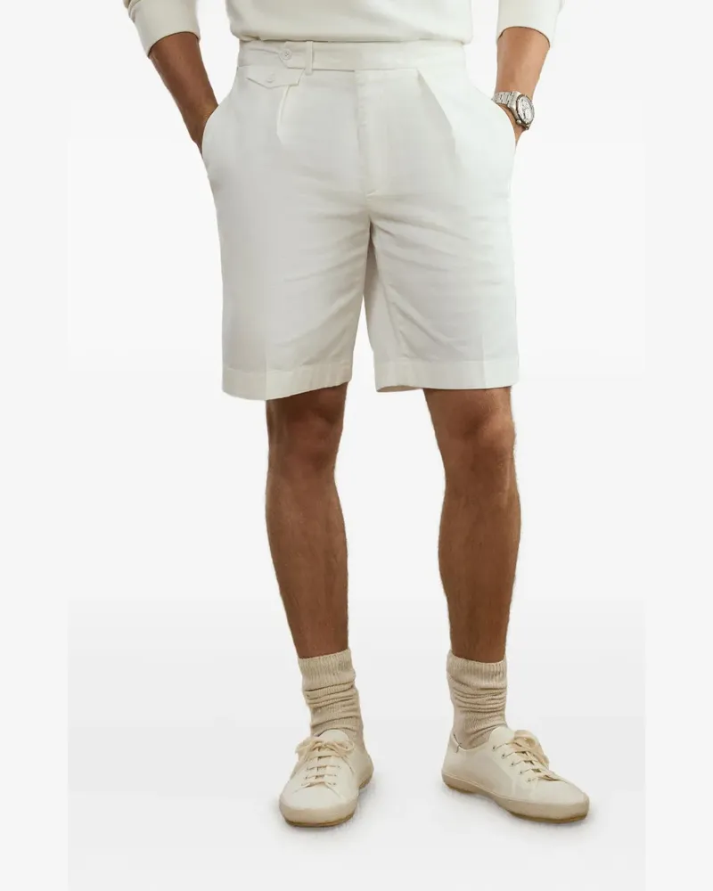 Ralph Lauren Chino-Shorts mit Faltendetail - Weiß Weiß
