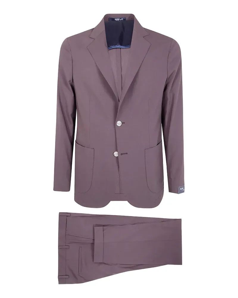 BARBA Einreihiger Anzug - Braun Braun