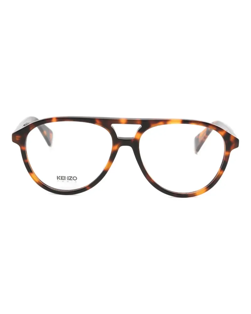 Kenzo Klassische Pilotenbrille - Braun Braun
