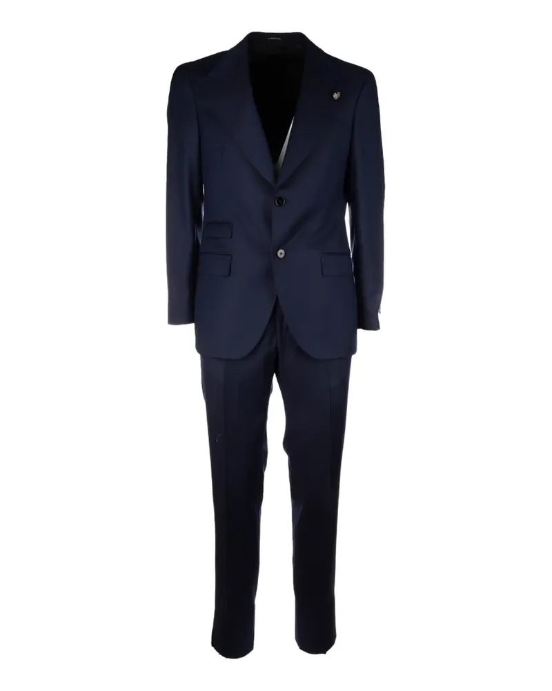 Gabriele Pasini single-breasted two-piece wool suit - Blau Blau