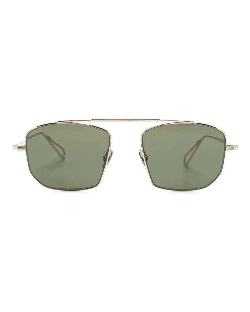 AHLEM Pilotenbrille mit eckigem Gestell - Gold Gold