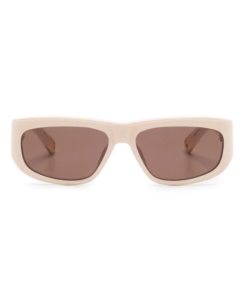 Jacquemus Les Lunettes Pilota Sonnenbrille - Nude Nude