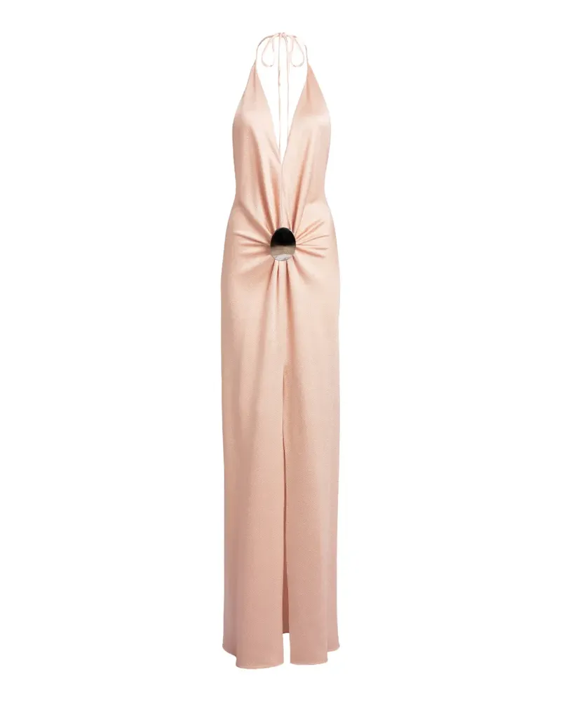 Silvia Tcherassi Rowan halterneck maxi dress - Rosa Rosa