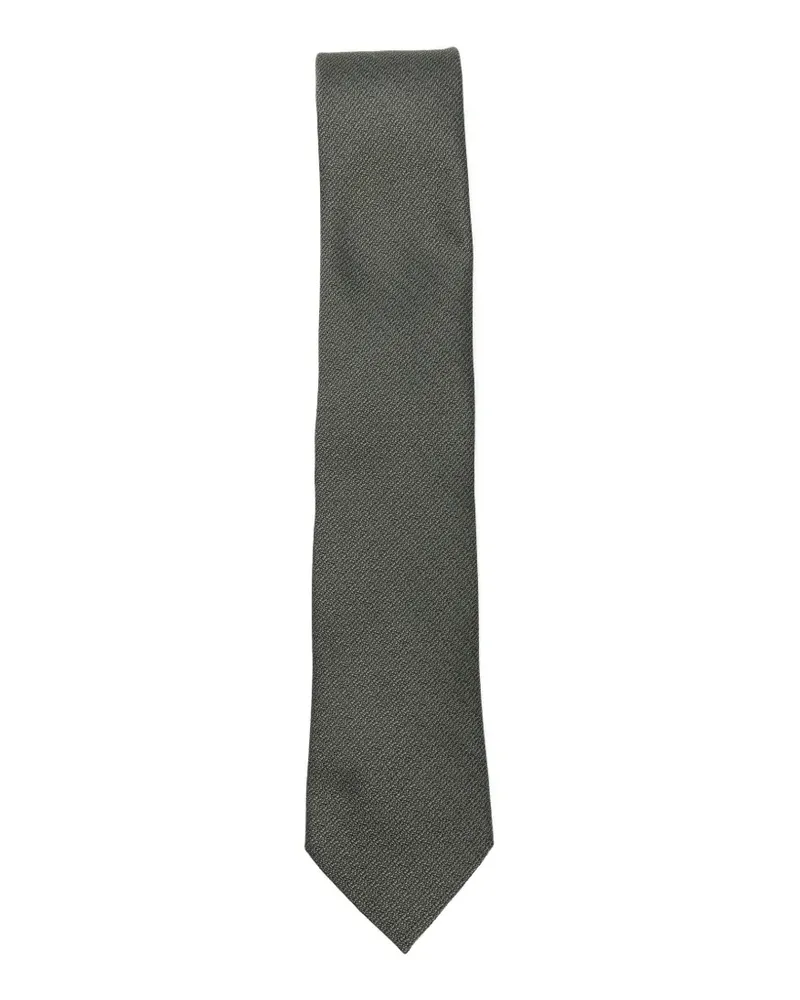 Ermenegildo Zegna textured-finish tie - Grün Grün