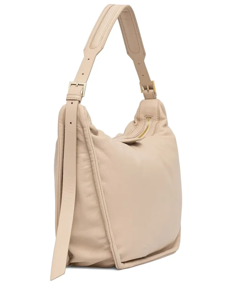 Guess Schultertasche mit Reißverschluss - Nude Nude