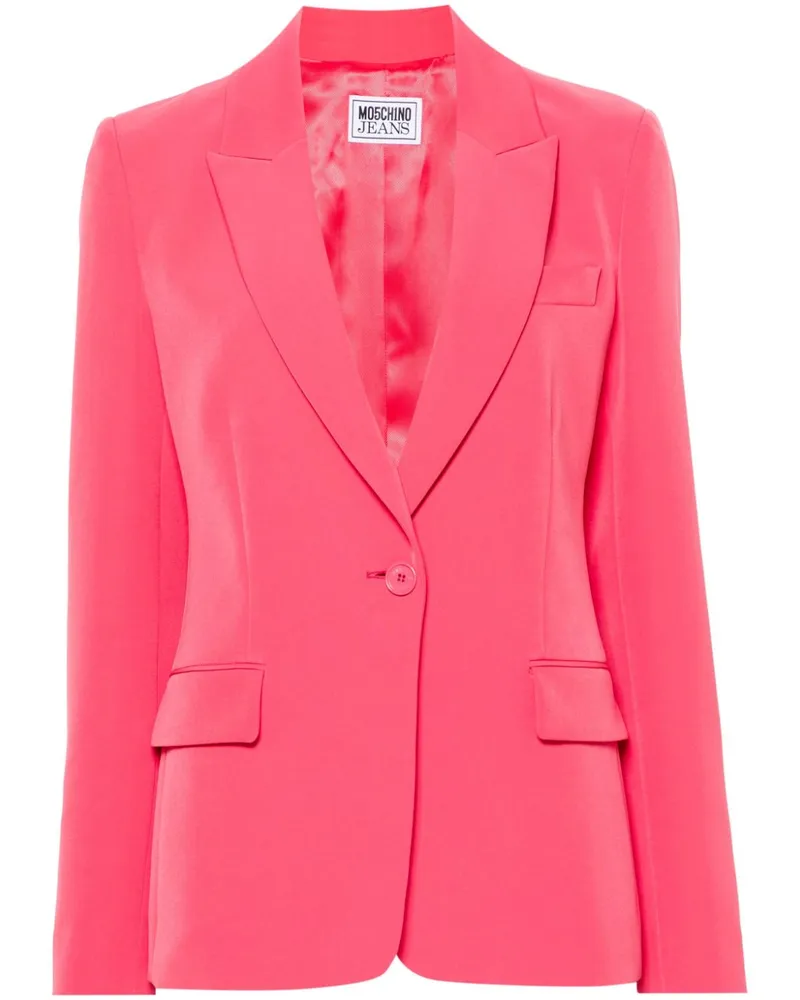 Moschino Einreihiger Blazer Rosa