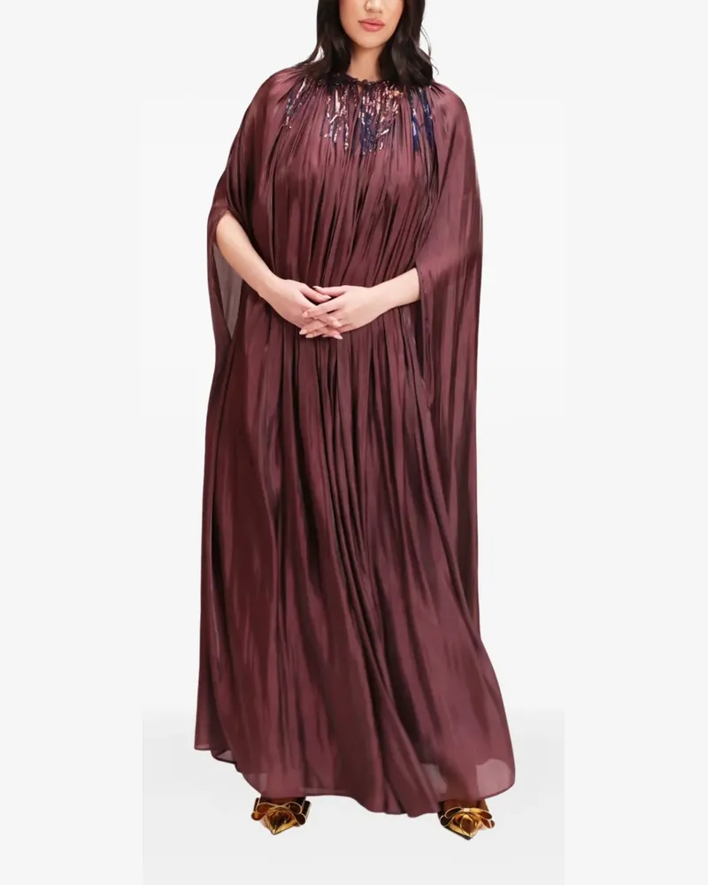 Baruni Samarah cape dress - Violett Violett