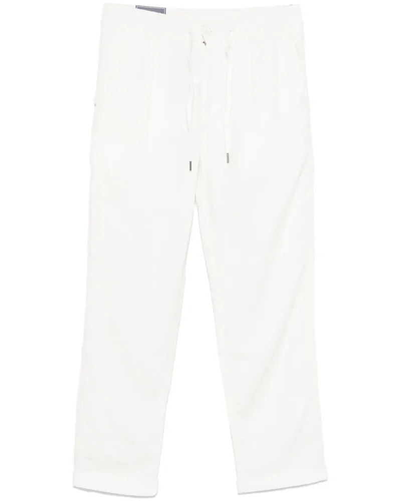 Ralph Lauren Hose aus Leinen - Weiß Weiß