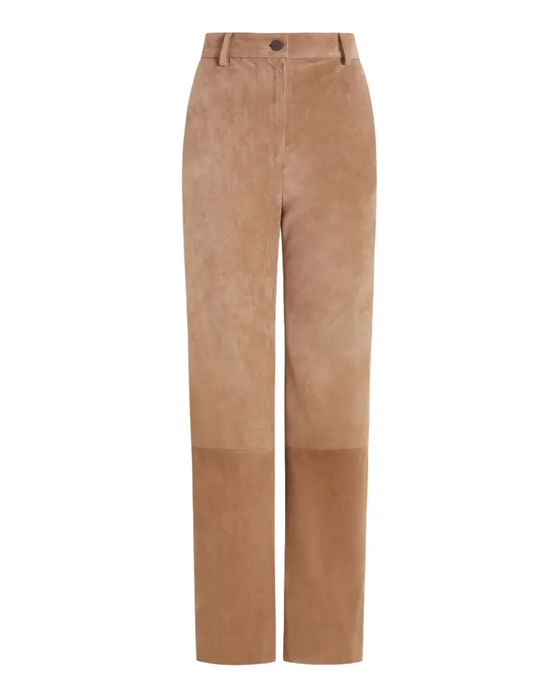 16ARLINGTON Junia Hose aus Wildleder - Nude Nude