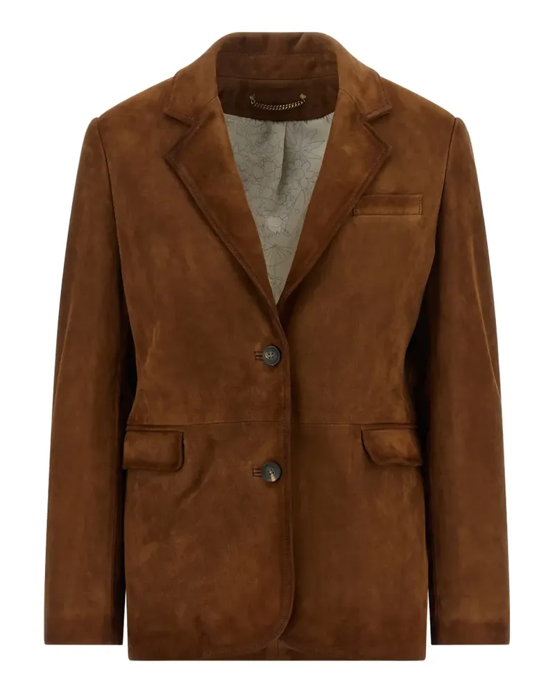 Golden Goose Robyn suede blazer - Braun Braun