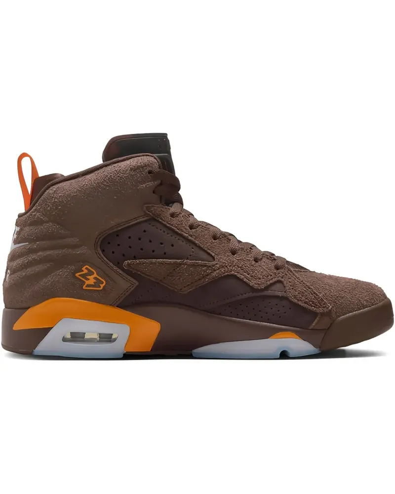 Jordan MVP "Track Brow/Magma Orange" Sneakers - Braun Braun
