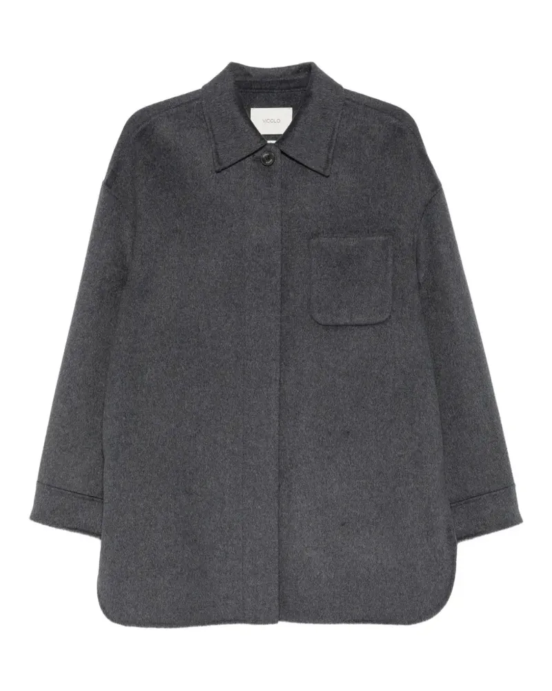 VICOLO Jacke mit aufgesetzten Taschen - Grau Grau