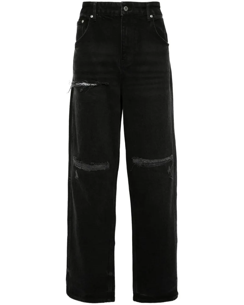 REPRESENT Halbhohe R3D Destroyer Jeans Schwarz