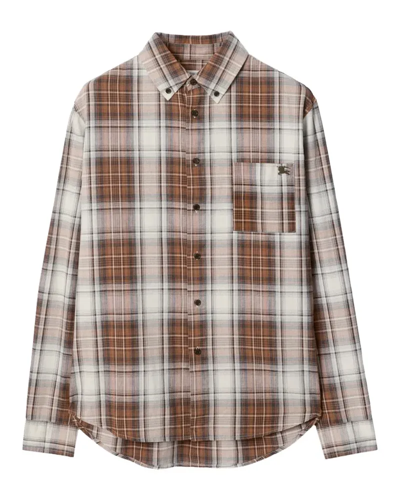 Burberry Madras check button-down shirt - Braun Braun