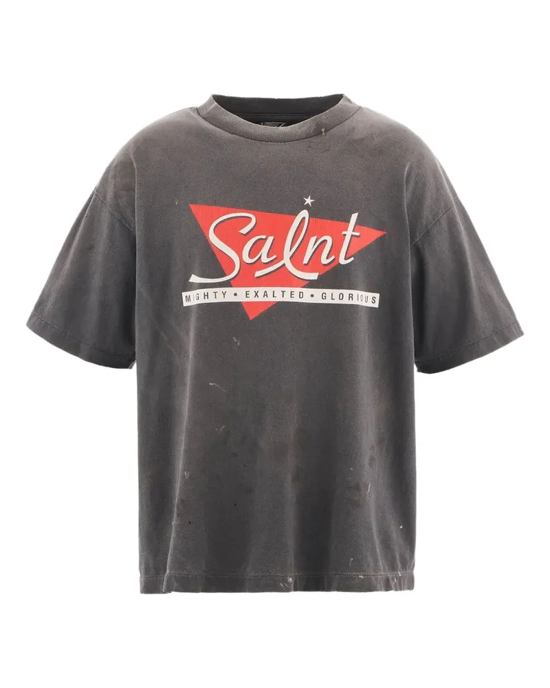 SAINT MXXXXXX Furious 7 T-Shirt mit grafischem Print - Grau Grau