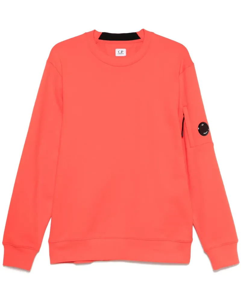 C.P. Company Sweatshirt mit Linsen-Detail - Rot Rot