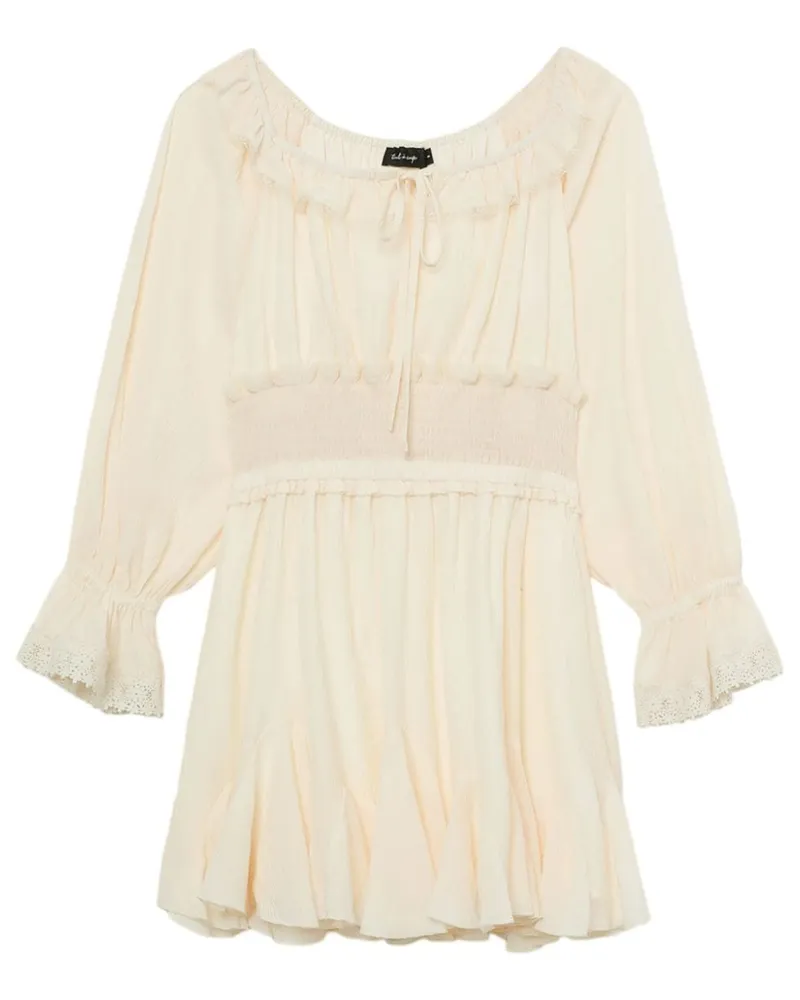 Tout a Coup Minikleid mit Spitze - Nude Nude