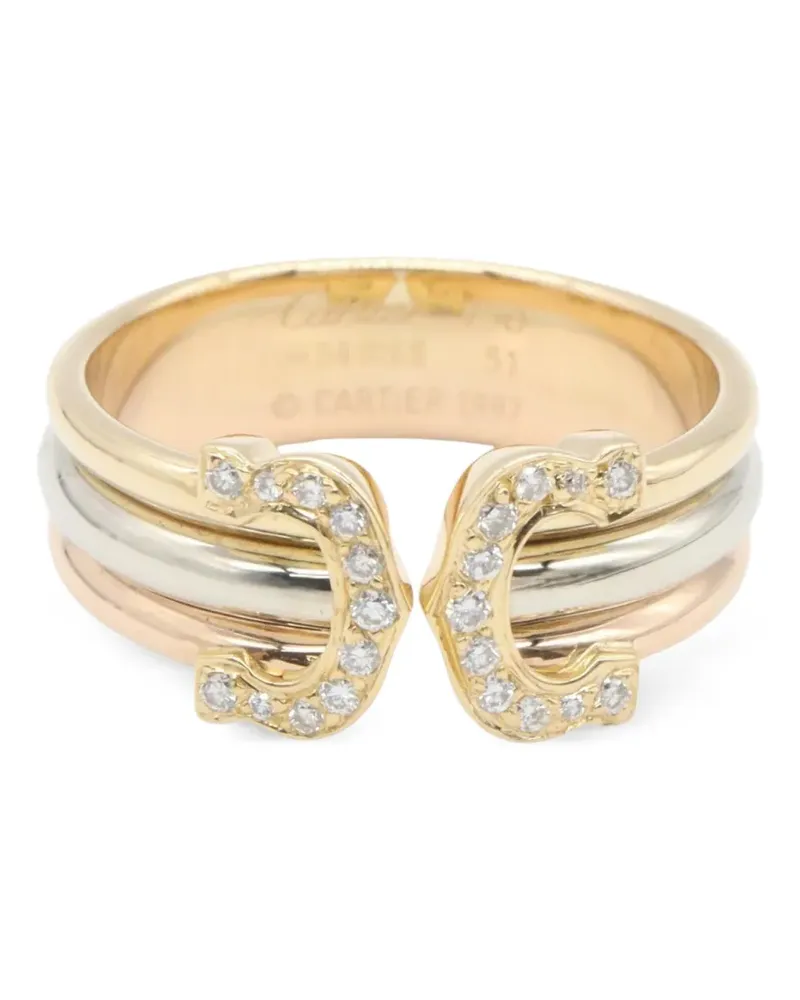 Cartier 2010s 2C diamond ring - Gold Gold