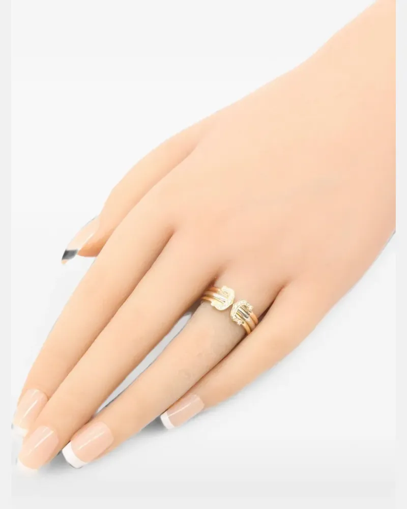 Cartier 2010s 2C diamond ring - Gold Gold