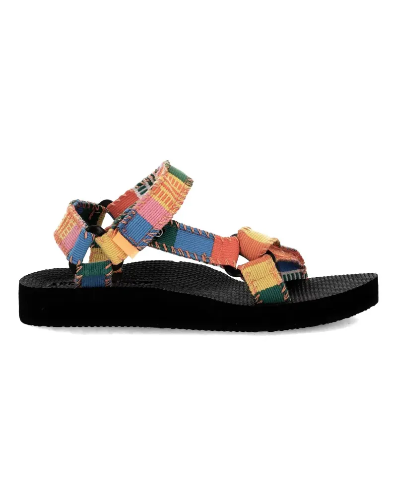 Arizona Love patchwork-strap sandals - Blau Blau