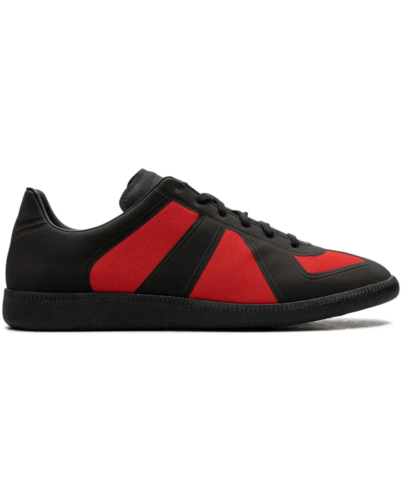 Maison Margiela Replica Two Tone Red Black Sneakers - Schwarz Schwarz