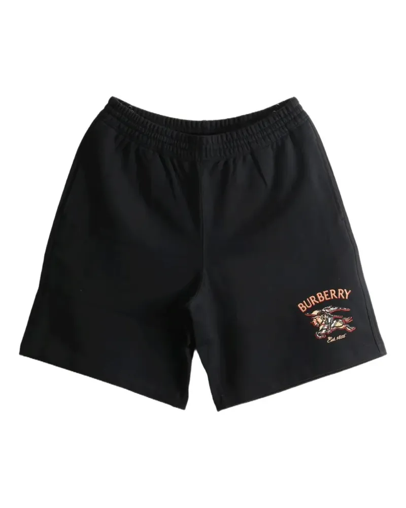 Burberry knight check cotton shorts - Schwarz Schwarz