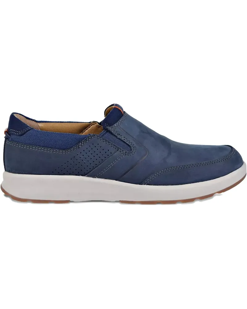 Clarks Un Trail Step perforated-detail loafers - Blau Blau