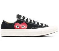 Cuck 70 Canvas-Sneakers mit Herz-Print - Schwarz