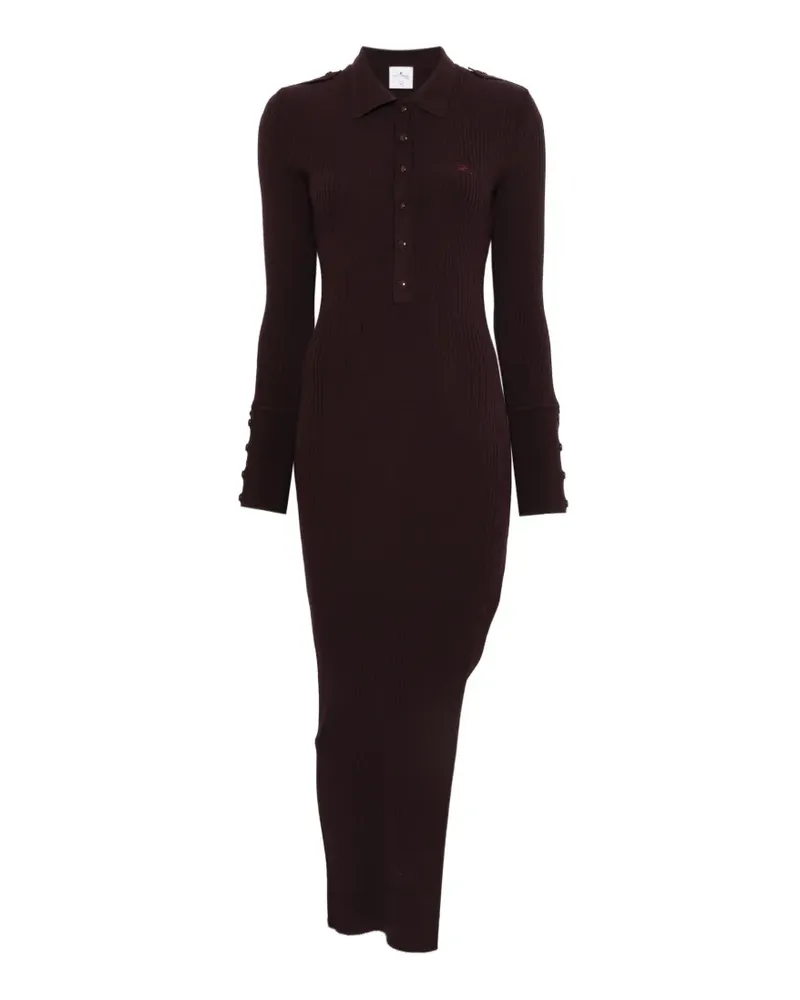Courrèges Robe Maxikleid - Rot Rot