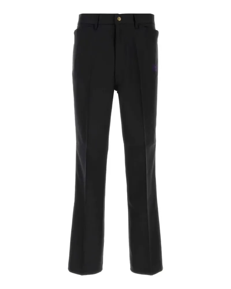 NEEDLES Klassische Twill-Hose - Schwarz Schwarz