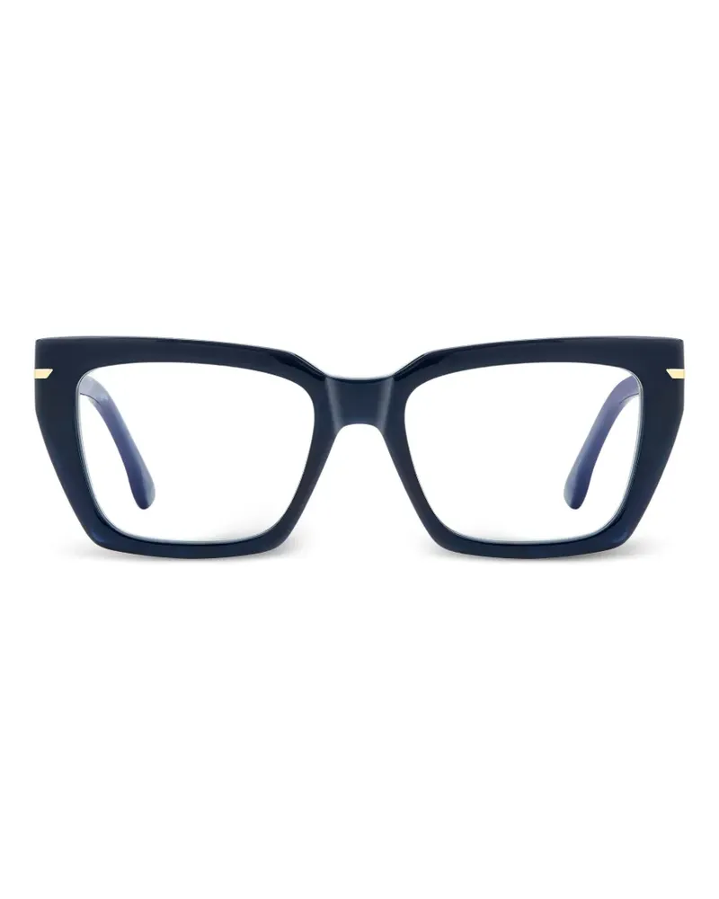 Victoria Beckham Brille mit eckigem Gestell - Blau Blau