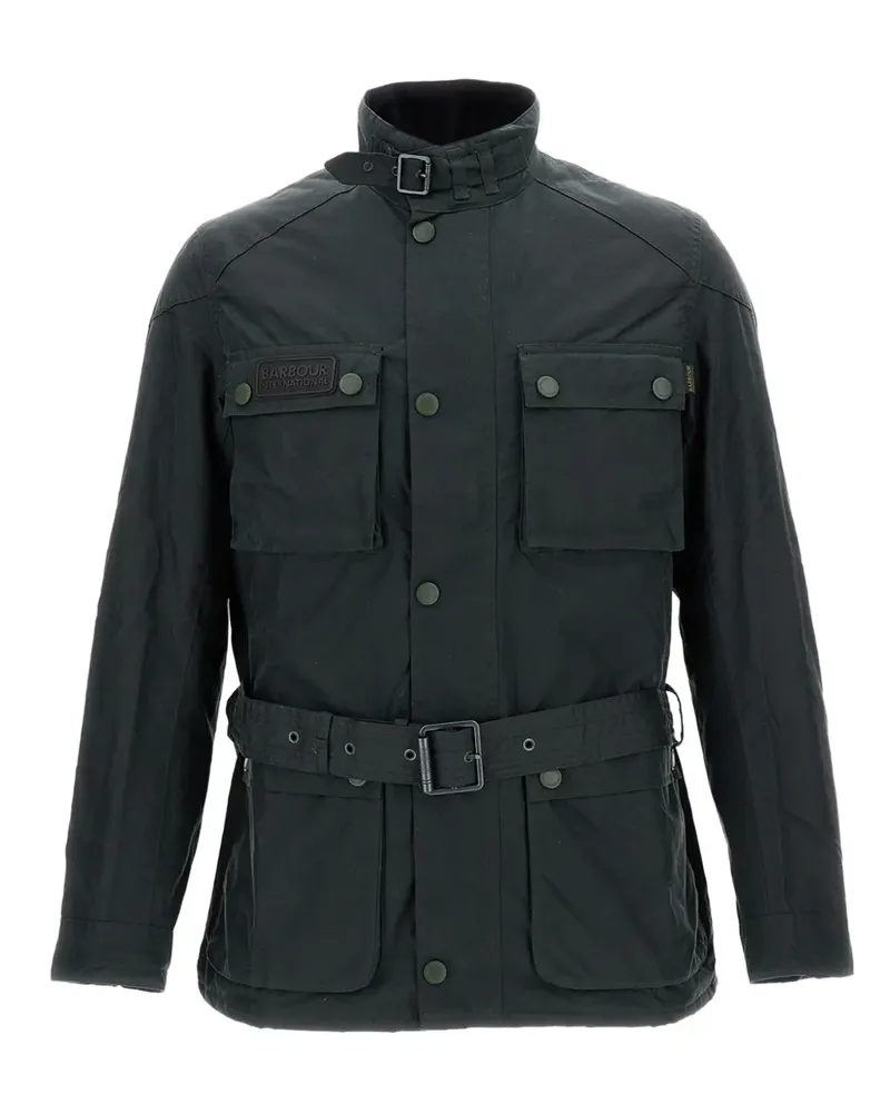 Barbour Blackwell Jacke mit Gürtel - Grau Grau