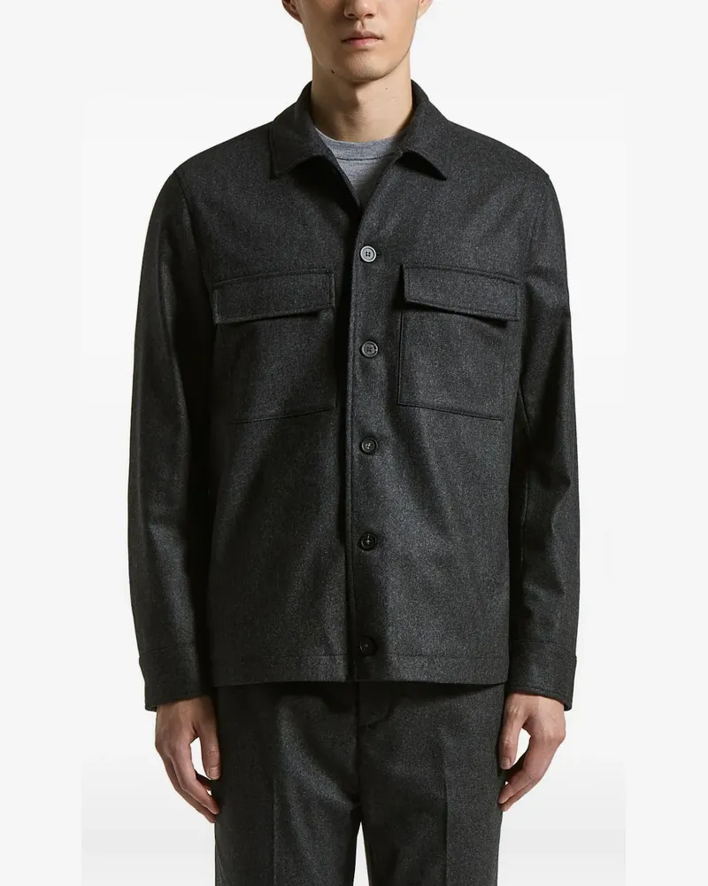 Peserico pocket button jacket - Grau Grau