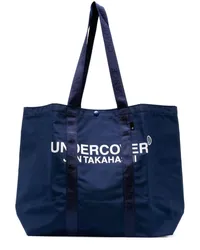 Undercover Tote Bag mit Logo-Print Blau