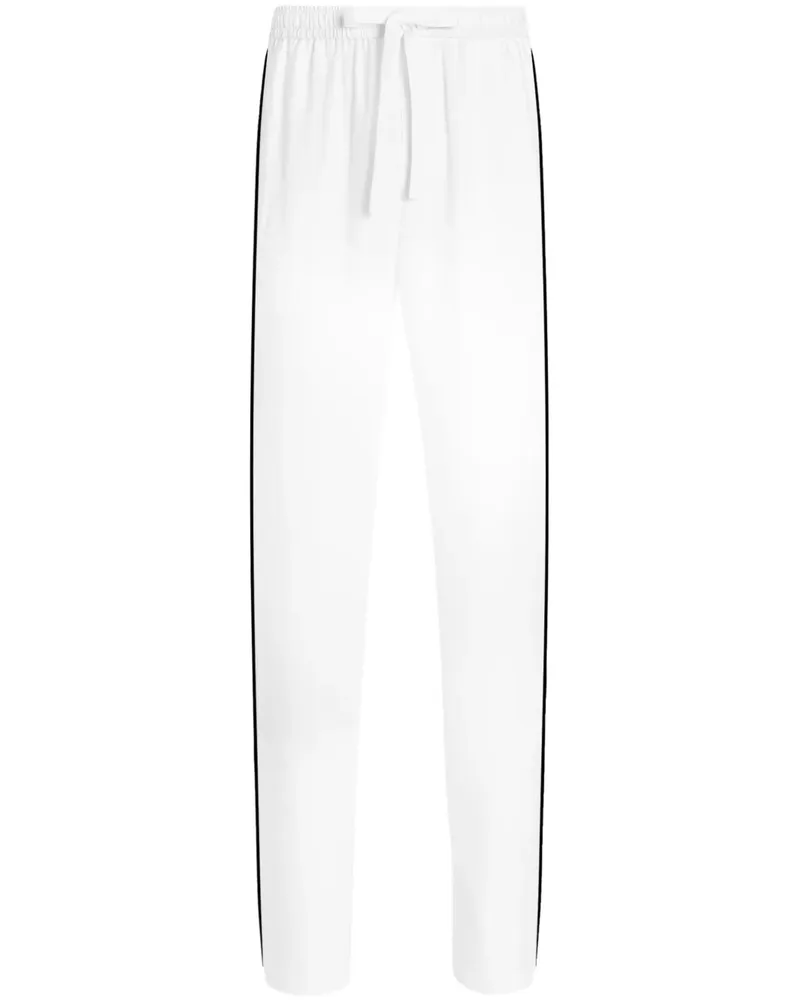 Dolce & Gabbana Hose mit Streifendetail - Weiß Weiß