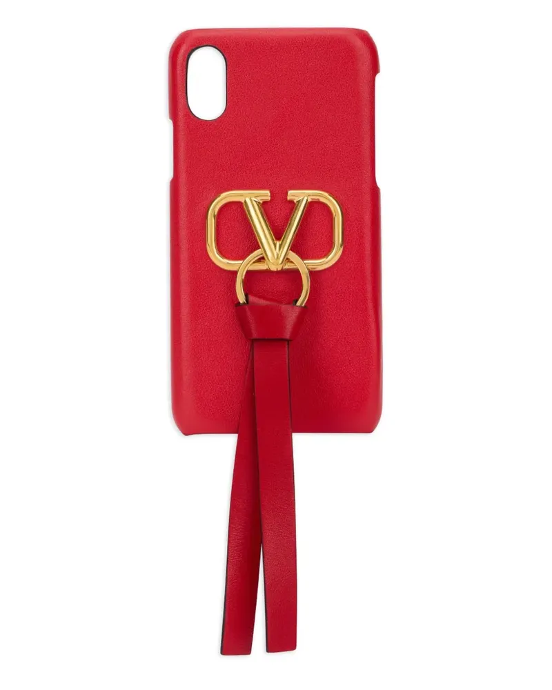 Valentino Garavani iPhone X-Hülle mit Logo - Rot Rot
