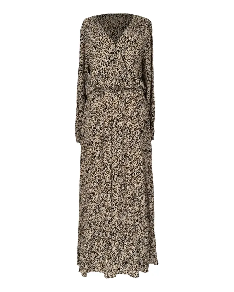 Zadig & Voltaire Leopard-print maxi dress - Nude Nude