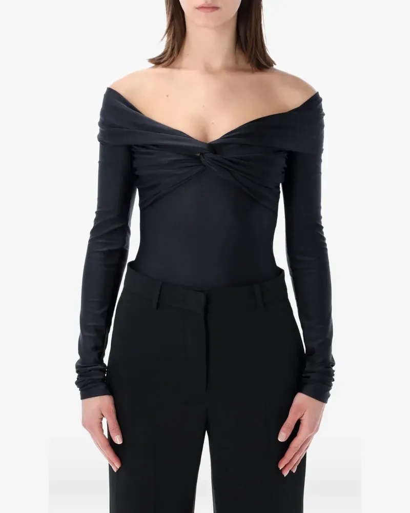 ANDAMANE Kendall twisted bodysuit - Schwarz Schwarz