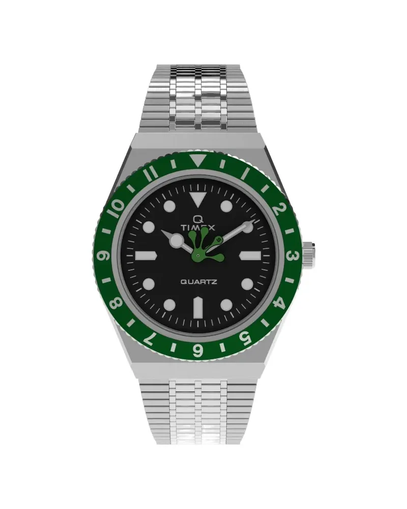 Timex x secondeseconde Q Re-Issue 38mm - Schwarz Schwarz