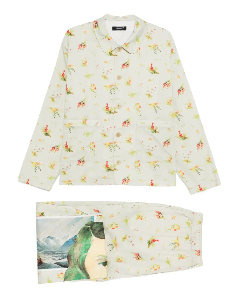 Undercover floral-print pajamas set - Nude Nude
