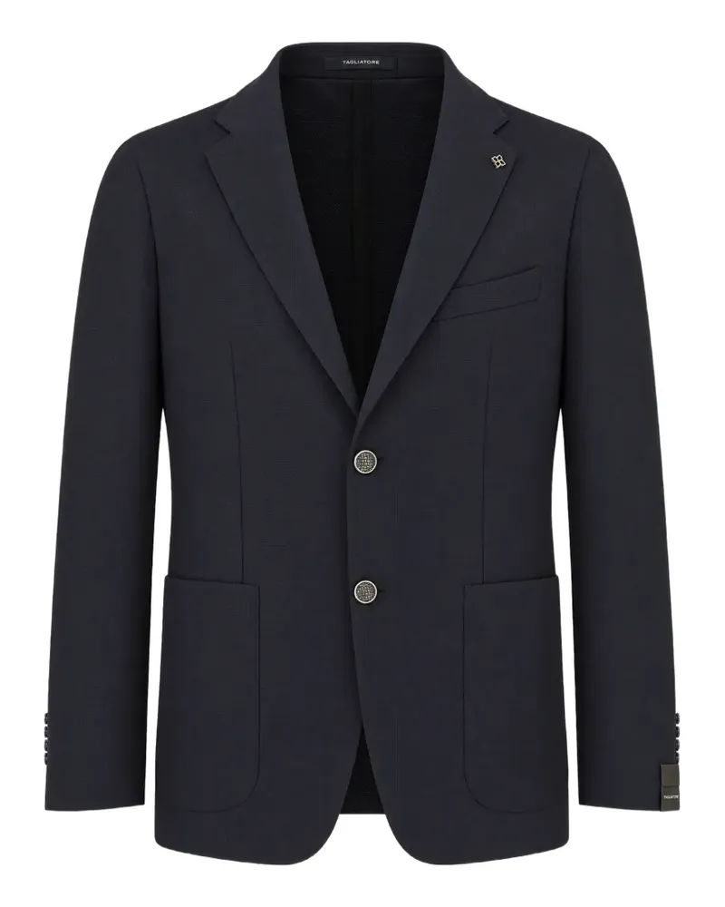 Tagliatore Einreihiges Sakko - Blau Blau