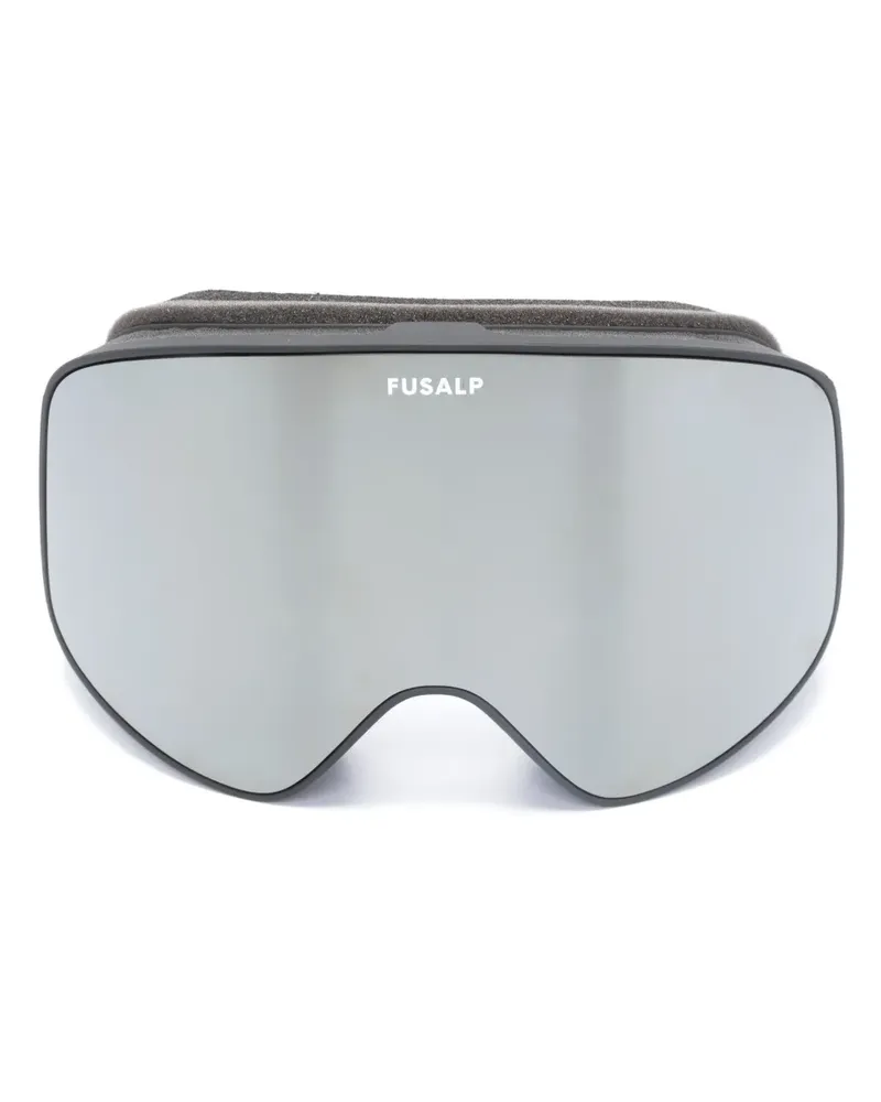 FUSALP Skibrille mit Logo-Riemen - Schwarz Schwarz