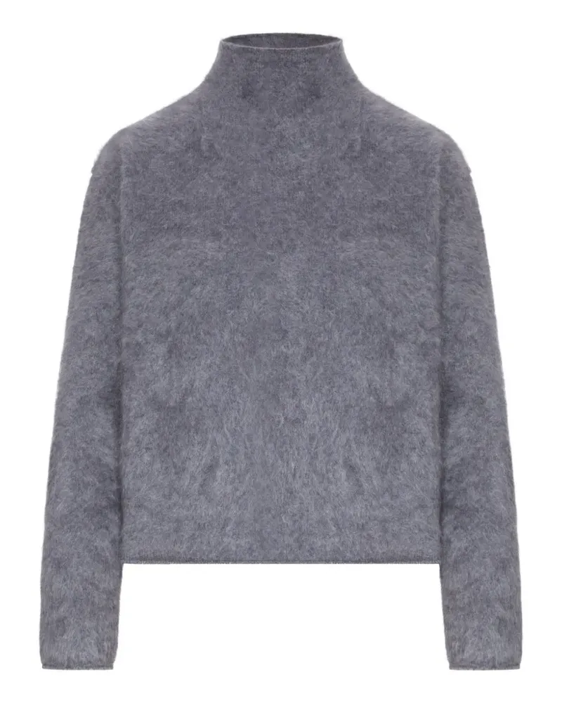 Lisa Yang The Sandy Pullover mit Stehkragen - Grau Grau