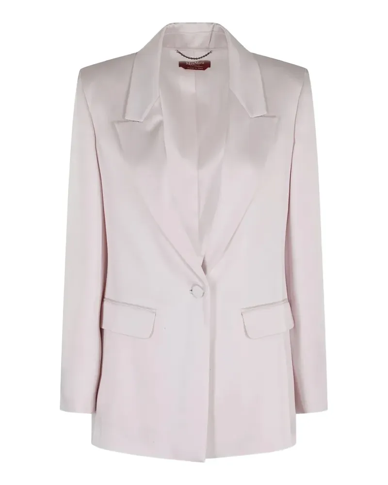 Max Mara peak-lapel single-breasted blazer - Rosa Rosa