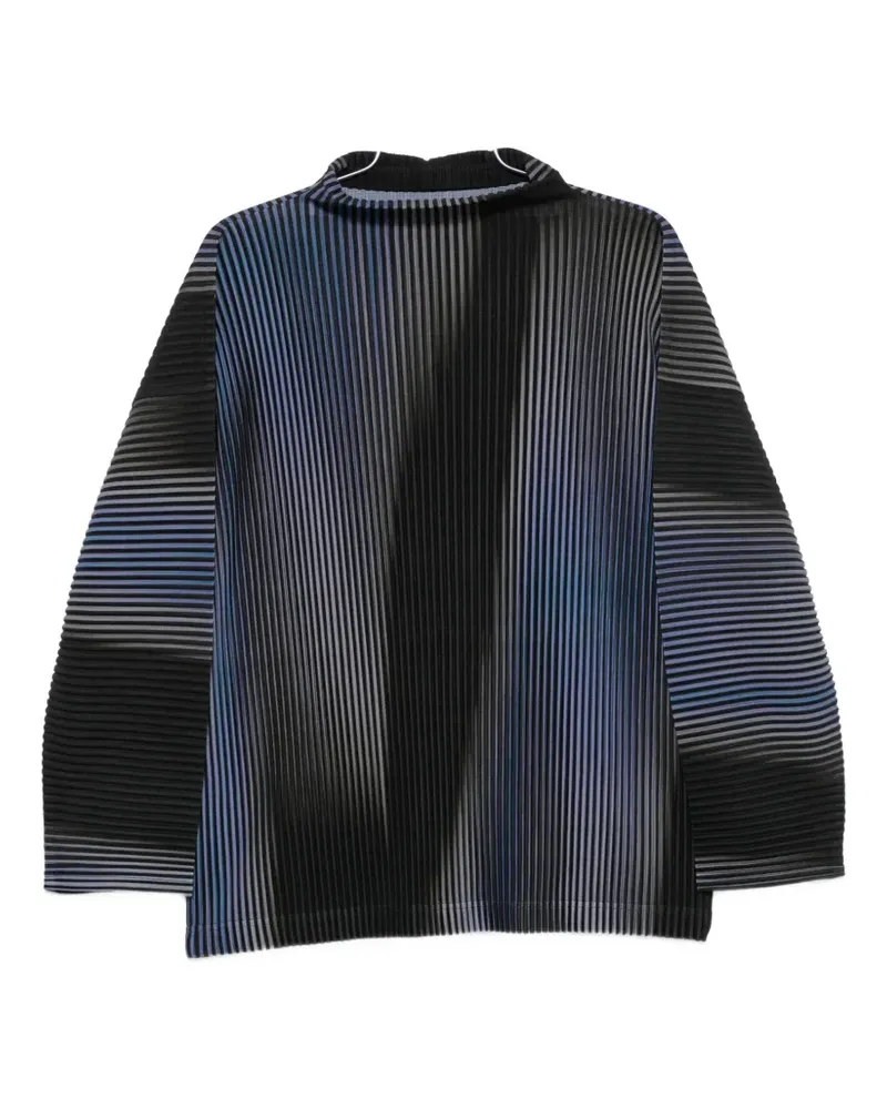 Issey Miyake Blend of Lights pleated top - Blau Blau
