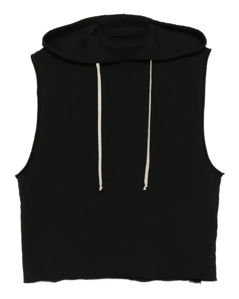 DRKSHDW by Rick Owens hooded vest - Schwarz Schwarz