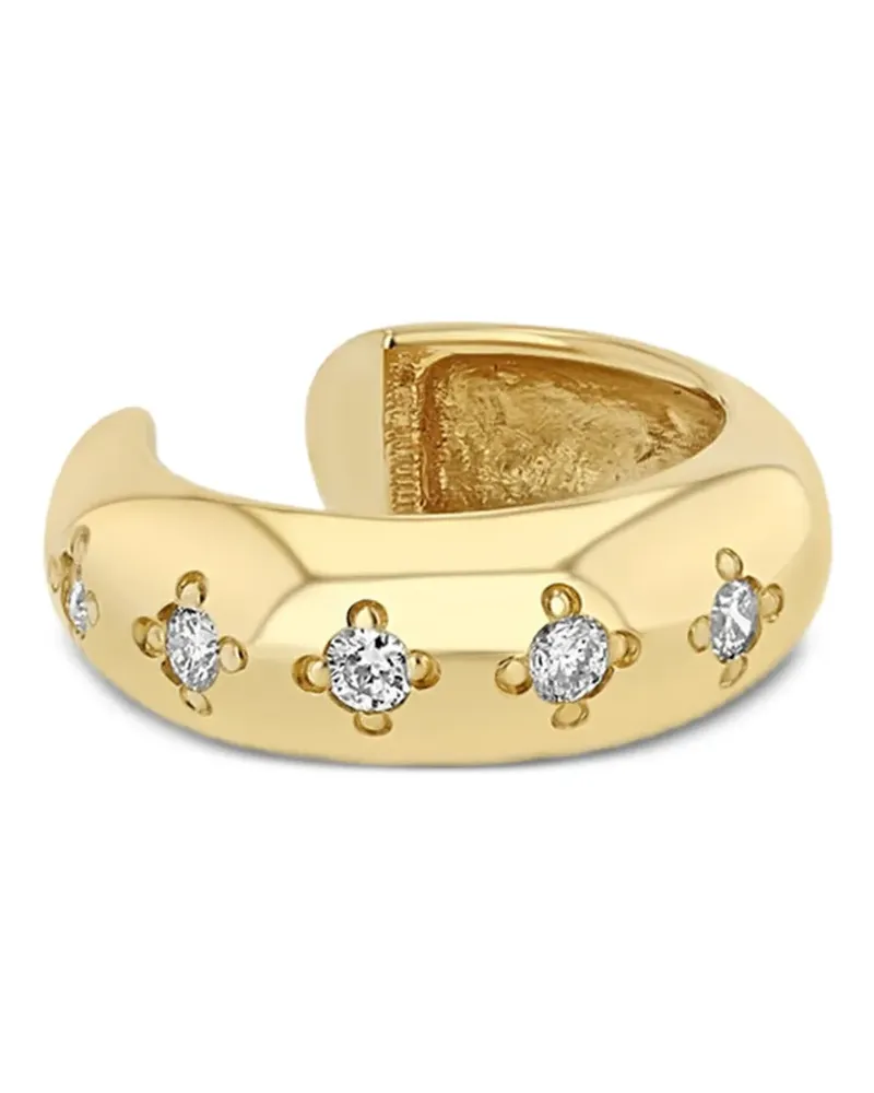 ZOË CHICCO 14kt Ear Cuff aus Gelbgold mit Diamanten Gold