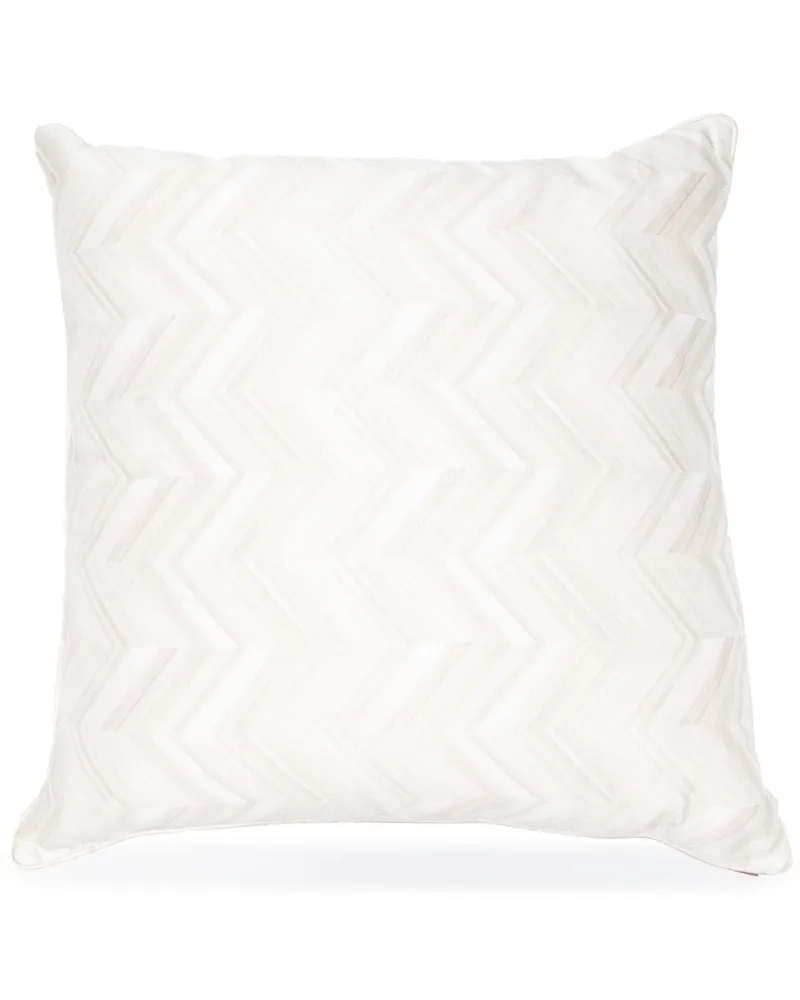 Missoni Home Kissen mit Zickzackmuster - Nude Nude