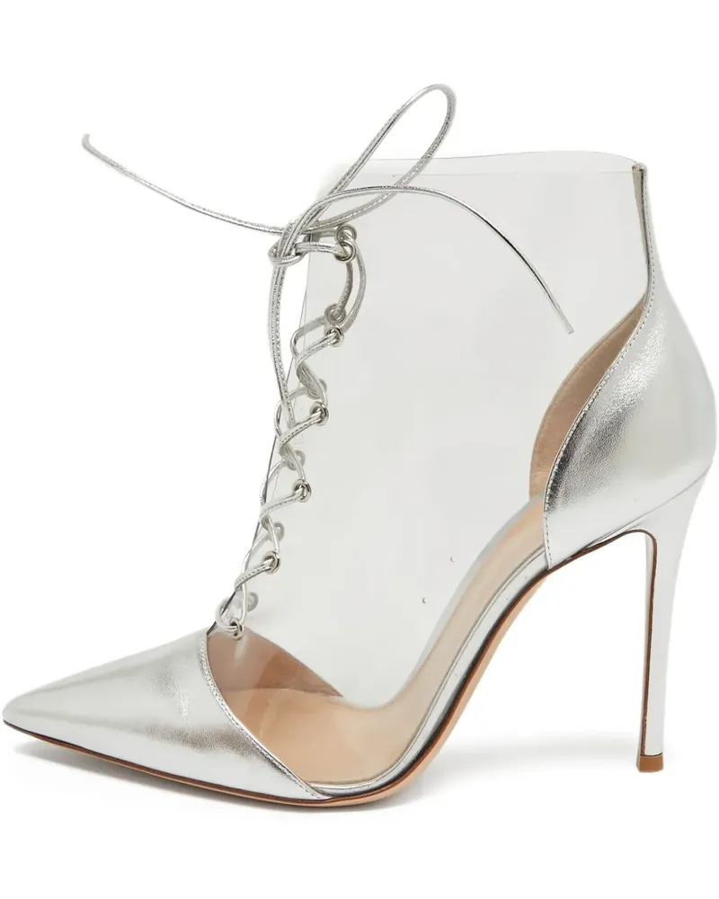 Gianvito Rossi Pre-owned Schnürstiefel 110mm - Silber Silber