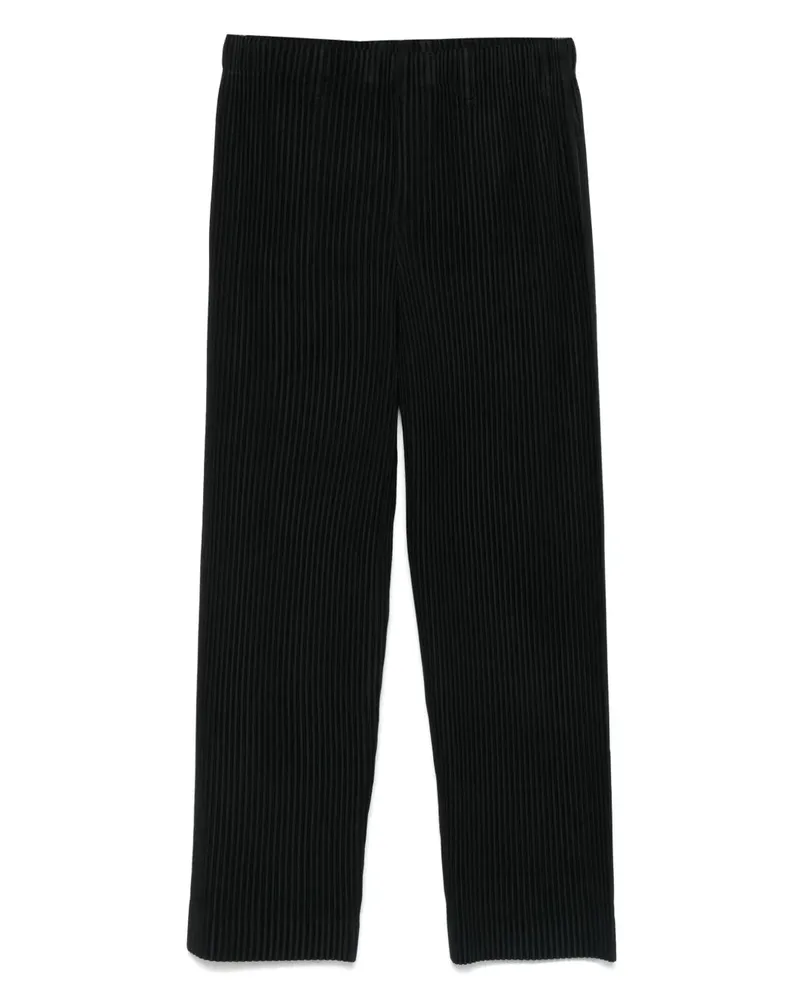 Issey Miyake Klassische Bundfaltenhose - Schwarz Schwarz